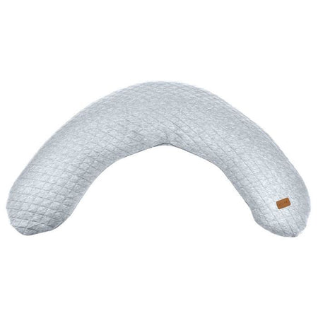 BEABA Big Flopsy  Cuscino per allattamento e maternità, fiore di cotone, grigio melange