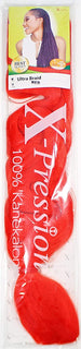 X-PRESSION NIGERIA EXTENSION PER CAPELLI - ALLUNGAMENTO ARTIFICIALE PER TRECCINE COLOUR RED .