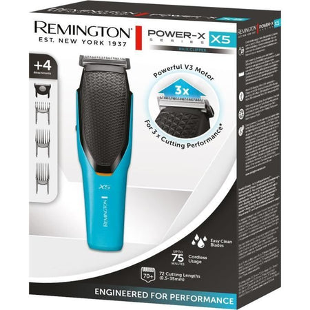 Tagliacapelli - REMINGTON - HC5000 X5 Power Xseries - 75 min - Turbo - Blu