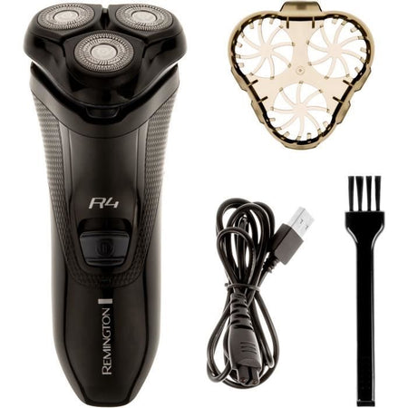 Regolabarba - REMINGTON - R4002 Rasoio Rotante Serie R4 Style - 40 min - Nero
