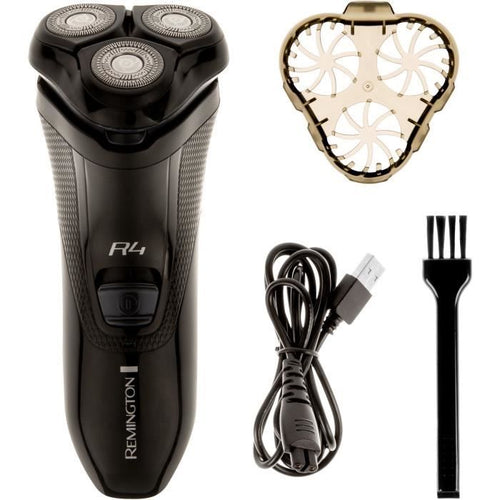 Regolabarba - REMINGTON - R4002 Rasoio Rotante Serie R4 Style - 40 min - Nero