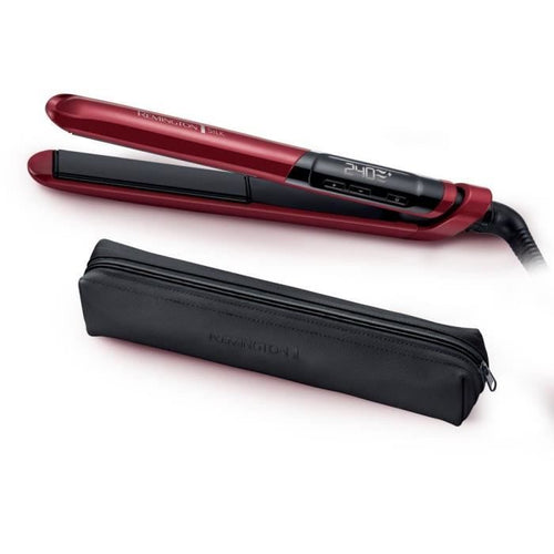 Piastra per capelli Remington S9600, piastra per capelli in seta ceramica avanzata, piastre XL 110 mm con cura per le proteine della seta