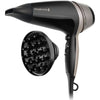 REMINGTON D5715 Asciugacapelli professionale Ionic Thermacare 2300W, griglia in ceramica, calore omogeneo