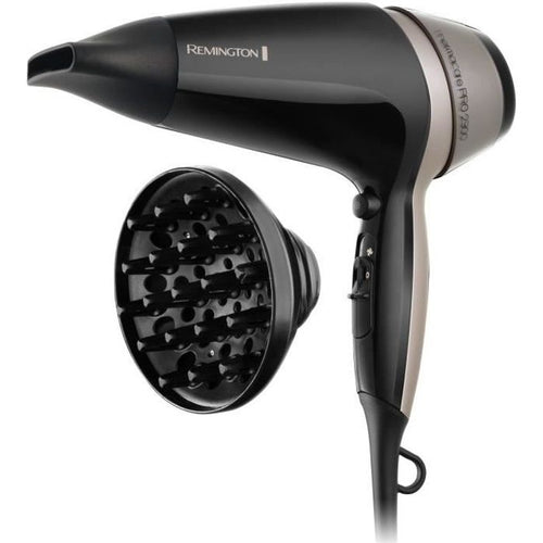 REMINGTON D5715 Asciugacapelli professionale Ionic Thermacare 2300W, griglia in ceramica, calore omogeneo