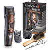 Remington MB4046 Set da barba, Kit regolabarba, Lame in titanio autoaffilanti, Zoccoli regolabili, Batteria al litio