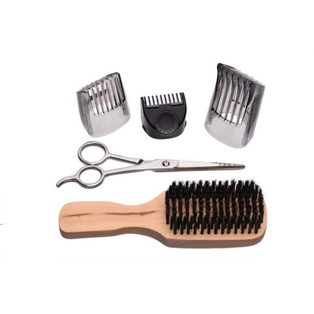 Remington MB4046 Set da barba, Kit regolabarba, Lame in titanio autoaffilanti, Zoccoli regolabili, Batteria al litio