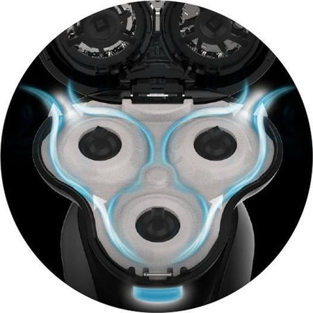Rasoio rotante - REMINGTON - XR1755 - Sistema ibrido SynX - PivotBall - Lame flessibili - 100% impermeabile - Autonomia 50 min