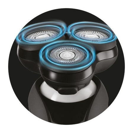 Rasoio rotante - REMINGTON - XR1755 - Sistema ibrido SynX - PivotBall - Lame flessibili - 100% impermeabile - Autonomia 50 min