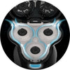 Rasoio rotante - REMINGTON - XR1755 - Sistema ibrido SynX - PivotBall - Lame flessibili - 100% impermeabile - Autonomia 50 min