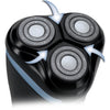 Rasoio rotante a batteria - REMINGTON - R1000 - 3 lame Dual Track - Rifinitore retrattile - Durata batteria 30 min - LED