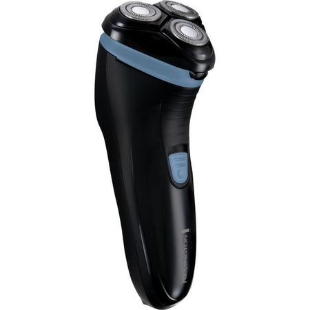 Rasoio rotante a batteria - REMINGTON - R1000 - 3 lame Dual Track - Rifinitore retrattile - Durata batteria 30 min - LED