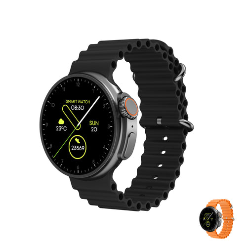 SpheraX smartwatch nero con cinturini inclusi