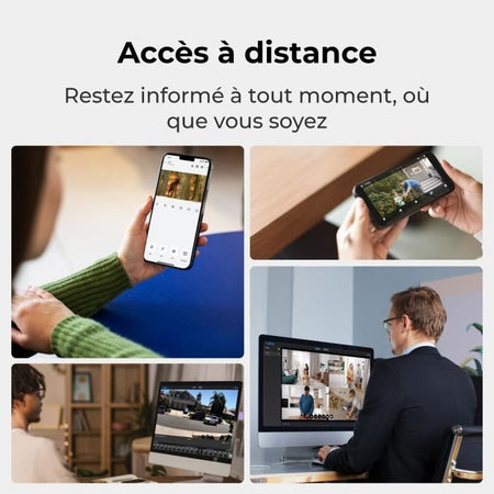 Telecamera esterna - REOLINK - G450 - Pannello solare - Grigio