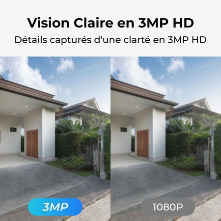 Telecamera esterna - REOLINK - B320 - Pannello solare - Bianco