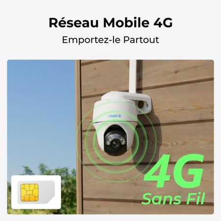 Telecamera esterna - REOLINK - G430 - Pannello solare - Bianco