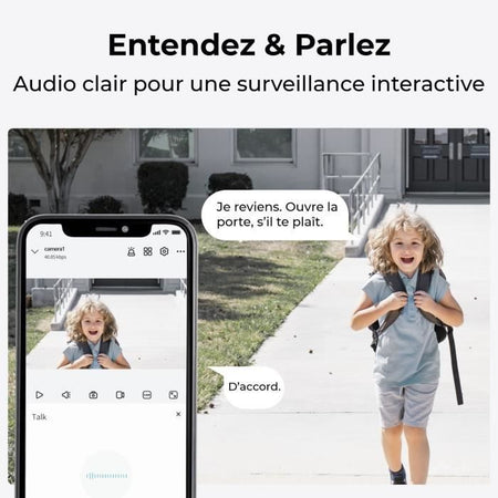 Telecamera esterna - REOLINK - B310 - Pannello solare - Bianco