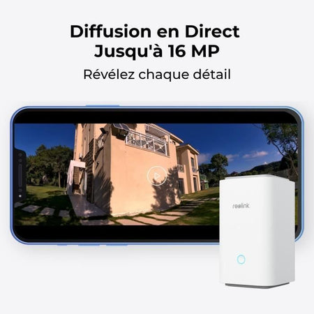 Hub interno - REOLINK - Compatibile con Google Home - Bianco