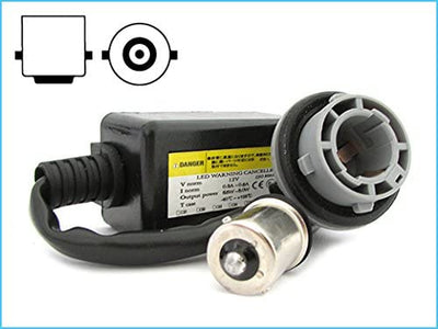 Filtro Portalampada BA15S P21W 12V con Resistenza Soluzione Completa per LED Senza Errori e Spie