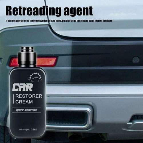 CAR FAST RESTORER CREAM 100ML CREMA RINNOVA LUCIDA PLASTICHE AUTO RAPIDAMENTE AUTO MOTO