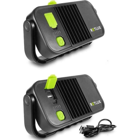Lampada da lavoro con power bank - RETLUX - RPL 200
