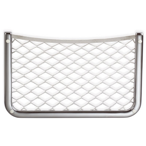 Rete Portaoggetti Ottone Cromato