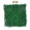 Pannelli Verde Verticale 50×50 cm Ultra-realistici e folti, per interno/esterno BOSSO E FOGLIE VIOLA - Eternal Parquet - Eternal Parquet