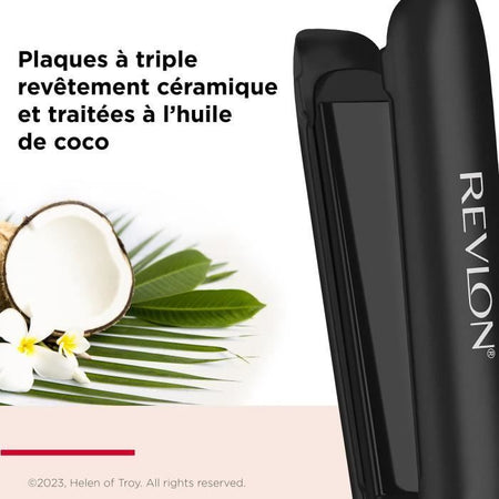 Smoothstay Revlon RVST2211 SmoothStay - 25mm - Infuso in olio di cocco + copertura da viaggio