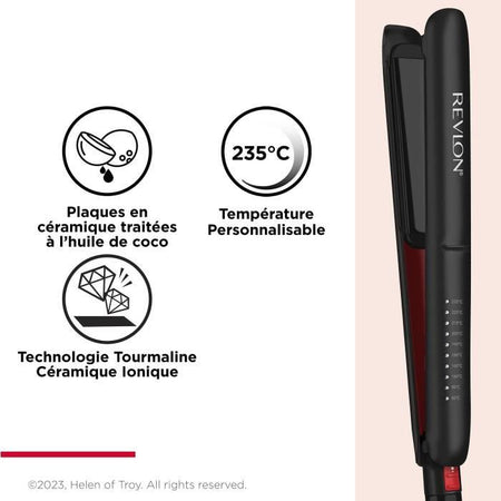 Smoothstay Revlon RVST2211 SmoothStay - 25mm - Infuso in olio di cocco + copertura da viaggio