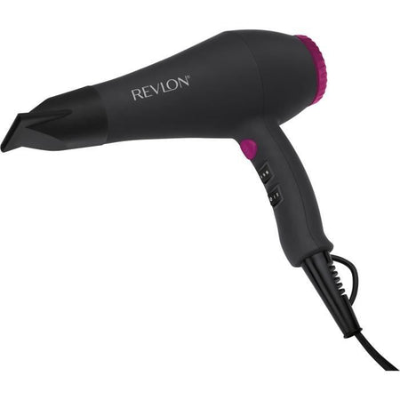 Asciugacapelli - REVLON - RVDR5251E - Perfect Heat - 2000 W - Motore AC - 2 velocità - Nero / Rosa