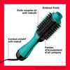REVLON Teal Blue Pennello per asciugatura e styling - Tecnologia ionica - 2 velocità - Blu