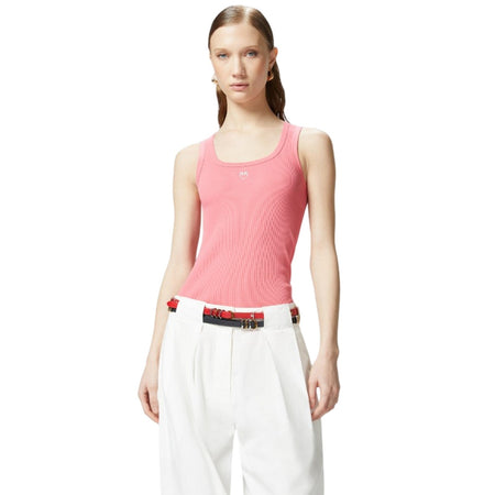 Pinko canotte e top donna pinko - calcolatore canottiera - corallo da donna