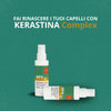 3x Aloha Spray Kerastina Complex Integratore per Capelli Anticaduta Extra Forte