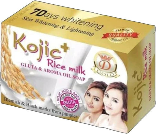 ASANTEE KOJIC RICE MILK GLUTA & AROMA OIL SOAP 160G FOR BATHING