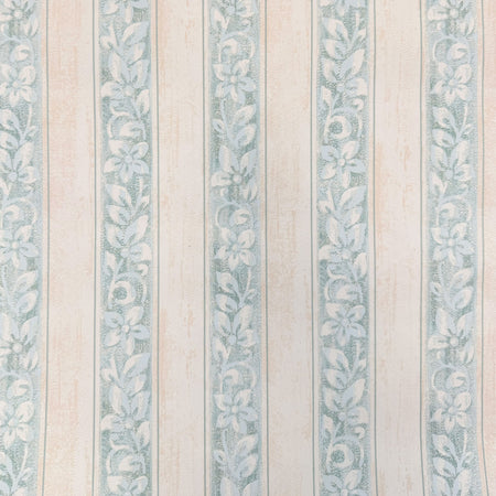 SUPER STOCK €0,56 al mq  - Rotolo da 5,2mq (10x0,52mt) di Carta da Parati vinilica Top Quality lavabile RIGHE E FIORI - Eternal Parquet