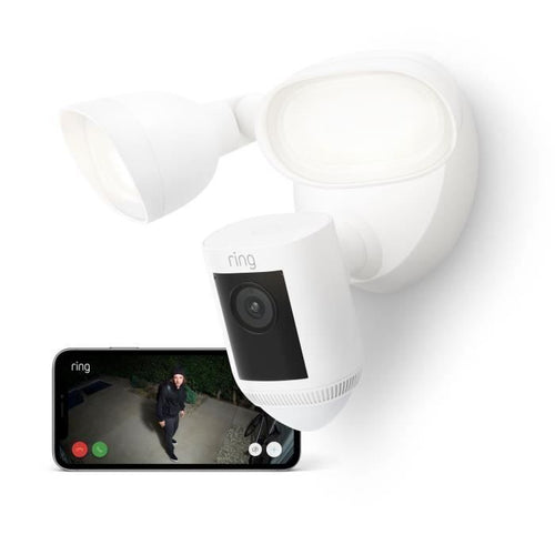 Telecamera di sorveglianza - RING - Spotlight Pro Plug-in - Bianco - EU