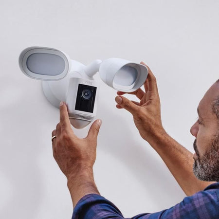 Telecamera di sorveglianza - RING - Spotlight Pro Plug-in - Bianco - EU