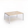 Tavolo riunioni con gambe metalliche per ufficio cm. 320x120x72,5h