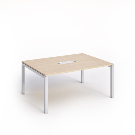 Tavolo riunioni con gambe metalliche per ufficio cm. 320x120x72,5h