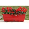 Fioriera RIVIERA EVA - Set di 2 fioriere - Plastica - 57 cm - Rosso