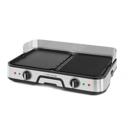 Piastra RIVIERA & BAR - QPL525 - Superficie di cottura 45,5 x 29 cm - da 6 a 8 persone - 2000 W