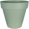 Fioriera rotonda RIVIERA SOLEILLA - Plastica - Diametro 60 cm Verde argilla