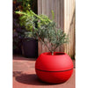 RIVIERA - vaso di fiori a sfera - D40 - rosso