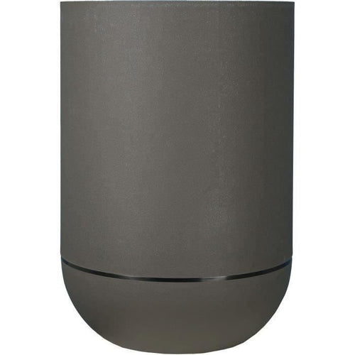 Fioriera rotonda RIVIERA GRANIT TULIPE - Plastica - Diametro 50 cm - Grigio