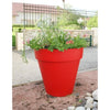 Vaso per fiori RIVIERA Soleilla - Rotondo -  60 x 53,6 cm - Rosso