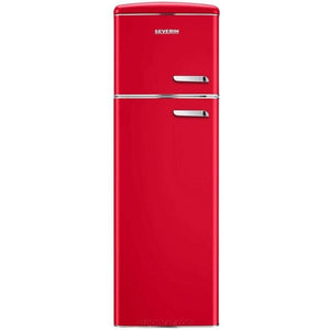 Severin Frigorifero Doppia Porta Retro' Vintage Rosso Rkg 8986 Apertura a Sinistra