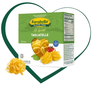 Tagliatelle all'uovo senza glutine Farabella 250g con farina di mais e di riso