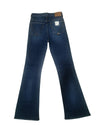 Roy Roger's New Roy jeans donna flare denim blu elasticizzato lavaggio medio vita media