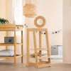 Torre di apprendimento Montessori - ROBA - Bambù certificato FSC - Regolabile su 3 livelli di altezza - Fino a 80 kg - Naturale
