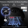 ROBOROCK Saros 10 Nero - Robot aspirapolvere - 22.000 Pa - DuoDivide Anti-groviglio - Design ultrasottile - Spazzola FlexiArm