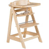 Seggiolone - ROBA - SIT UP CLICK & FUN - Vassoio porta-pasto rimovibile - Altezza regolabile - Fino a 70 kg - Legno naturale